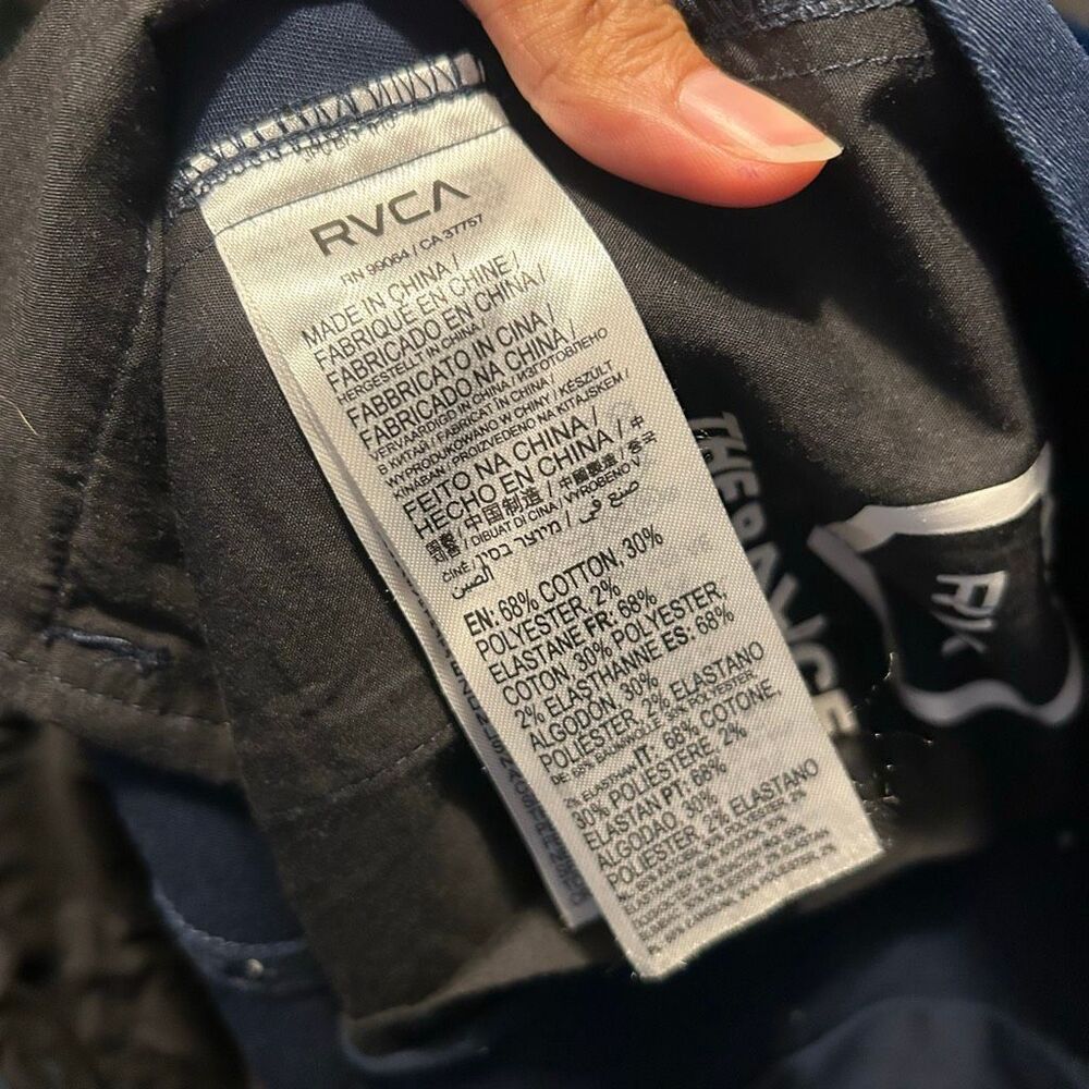 New RVCA Weekend Fit Pants - Picture 6 of 6